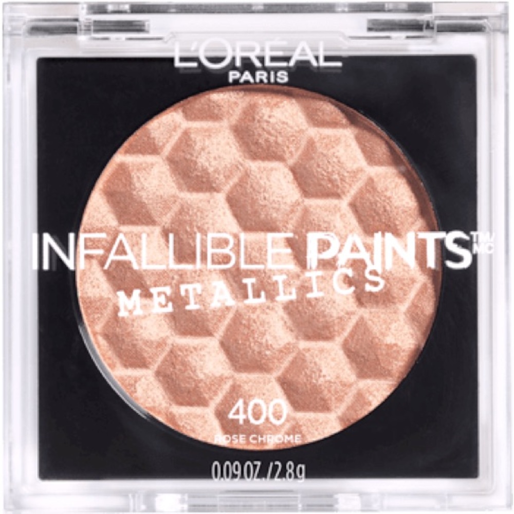 L’Oréal Paris Infallible Paints Metallic Eye Shadow; 400 Rose Chrome